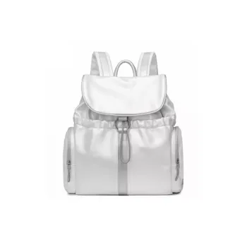 BEMIX PETS PU Backpack Unisex Moonlight Silver