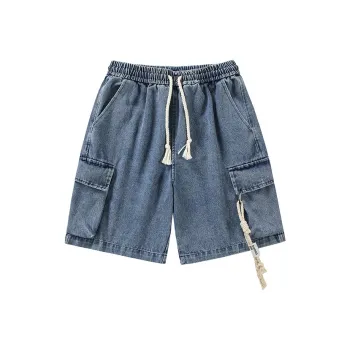 PAINT STAIN Denim Shorts Unisex