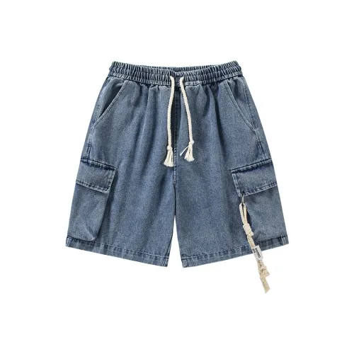 PAINT STAIN Denim Shorts Unisex