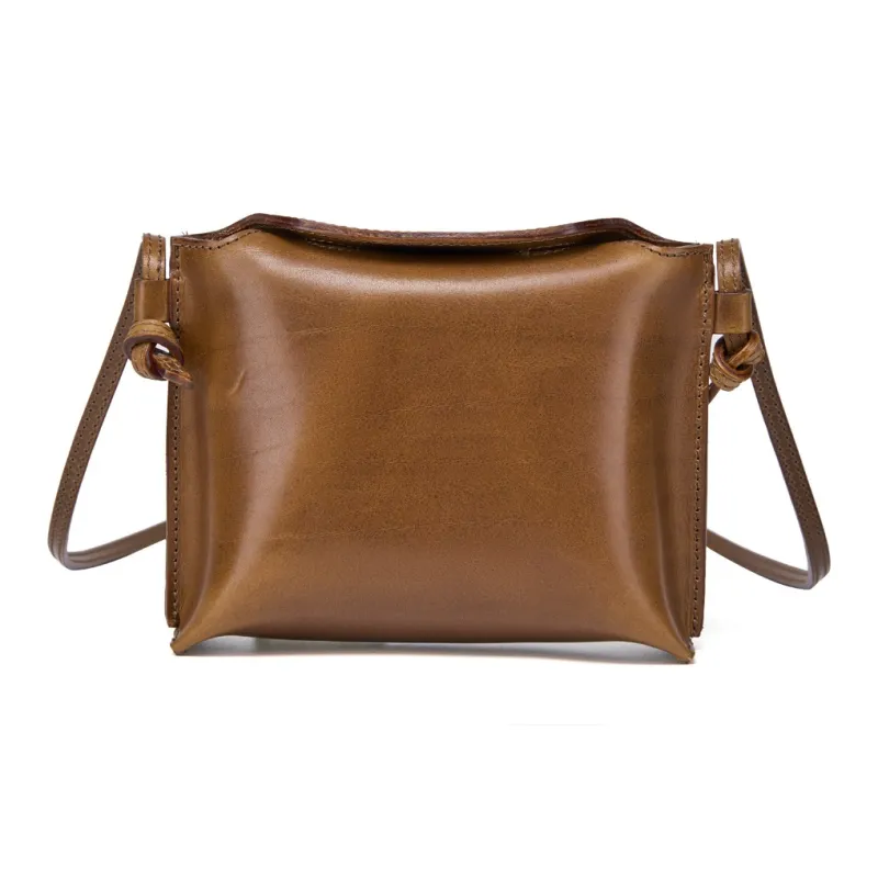 KAISER Top Grain Cow Leather Shoulder Bag Regular Women's Brown/Green/Black/Tobacco/Sunset Yellow-6