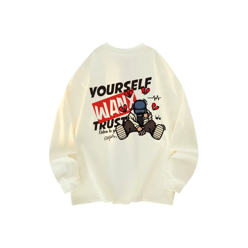 WANX Long Sleeved T Shirts Unisex-7