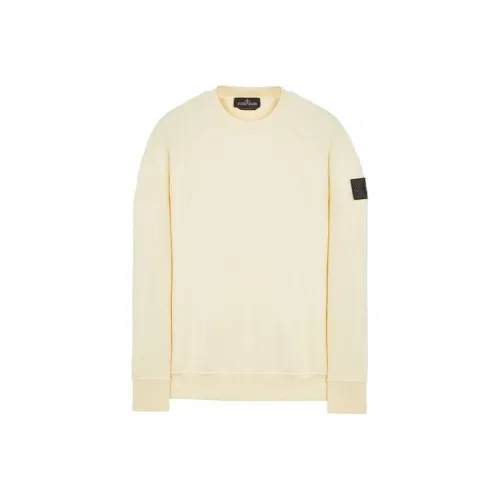 STONE ISLAND Sweatshirts Men Yellow