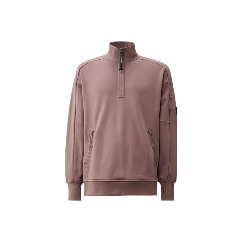 C.P.Company Fleece Half zipped Sweatshirt-0