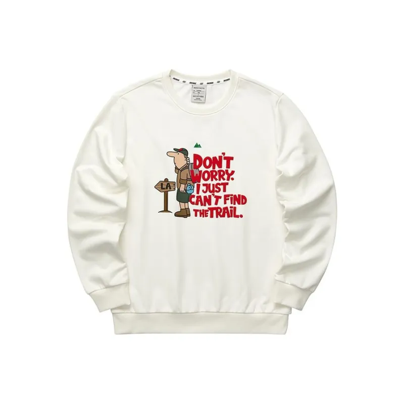 Skechers Stroll Sweatshirts Men Marshmallow White/0074-0