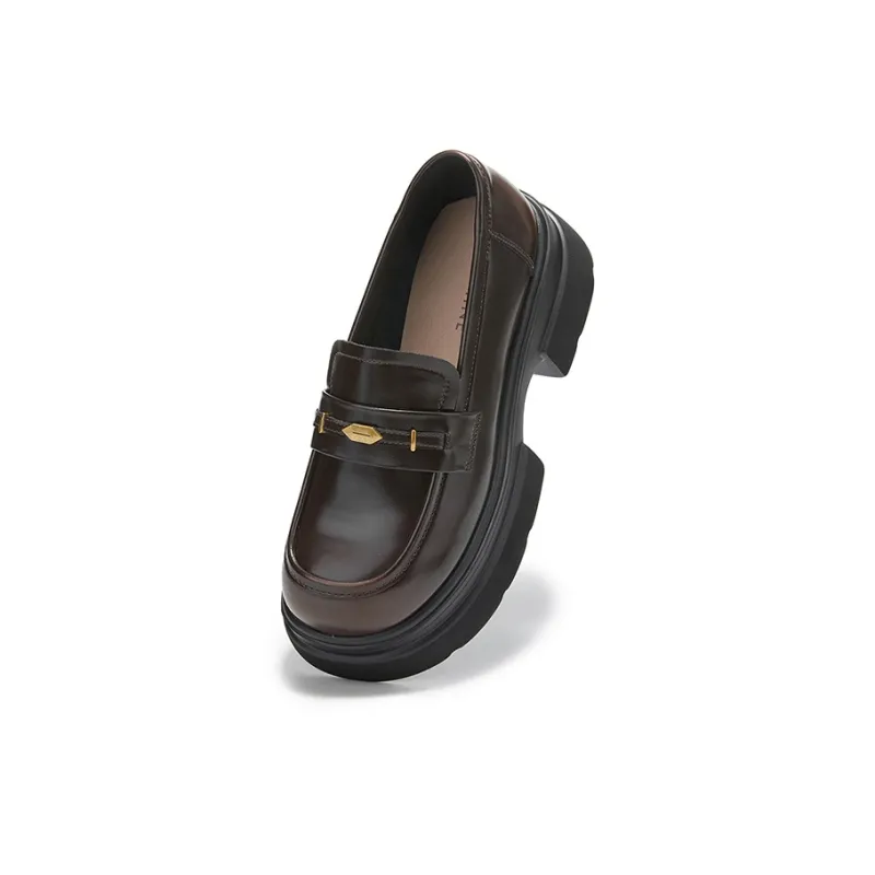 DAPHNE Loafers Women's Black/Brown-5
