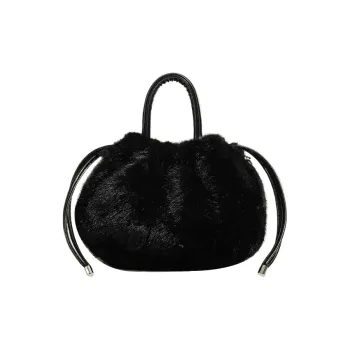 Yalu Plush Shoulder Bag, Crossbody Bag, Handbag Women's Black/Apricot/Pink/Camel/White