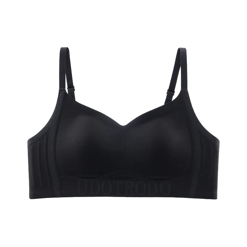QIANLINGMEI White T Shirt With Non Translucent Bra Women's-3