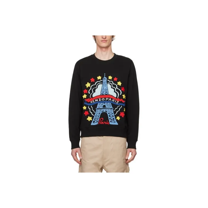 KENZO Drawn Varsity Crewneck Sweatshirt-0