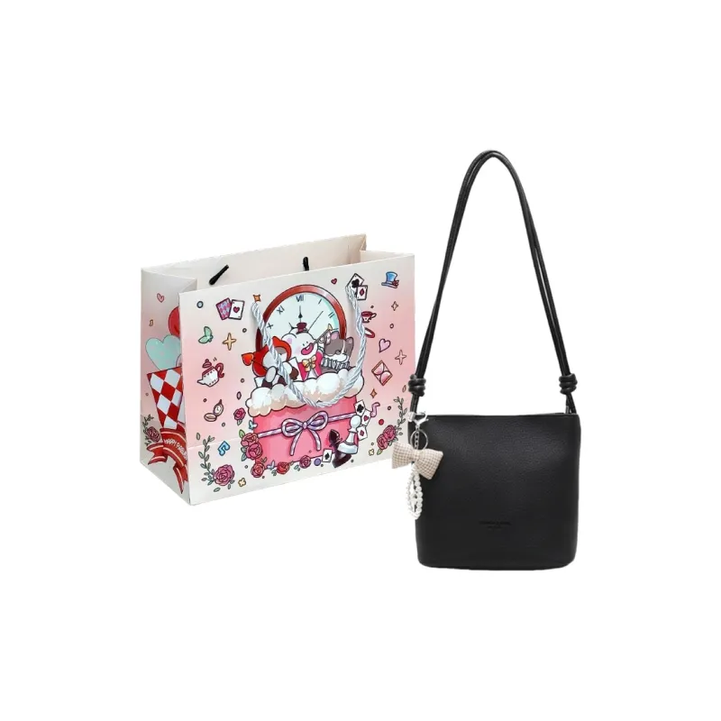 MOM'S HELPER PU Shoulder Bag Regular Women's Ecru/Blue/Pink/Black-12