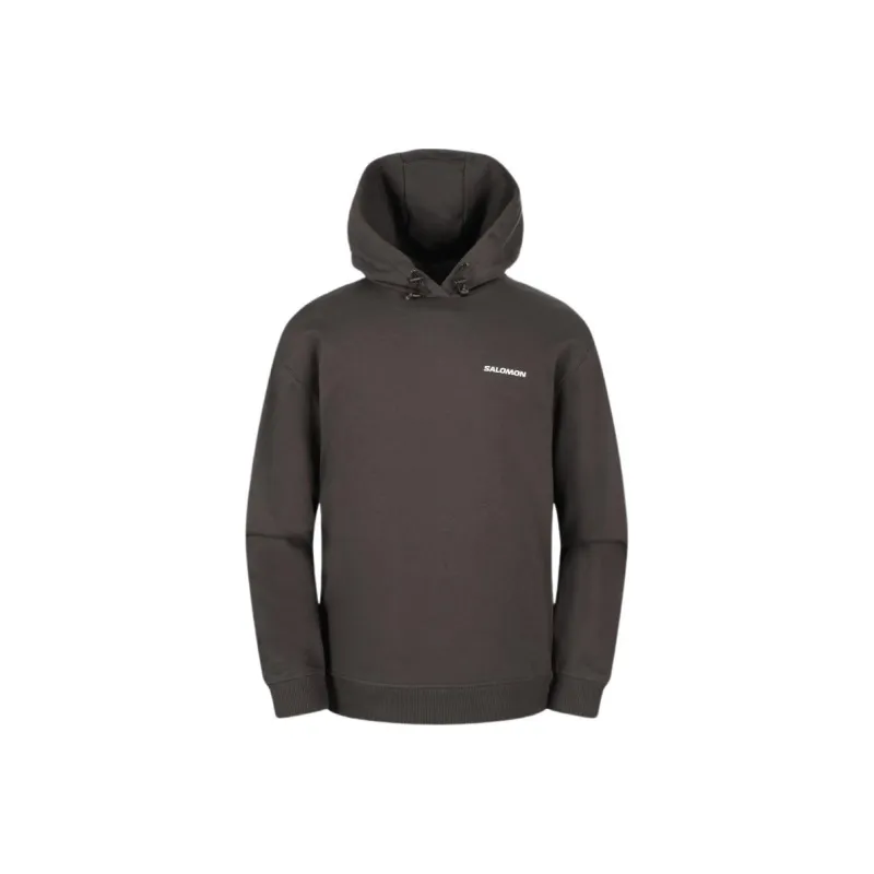 SALOMON Comfort Sweatshirt Unisex Dark Brown-0