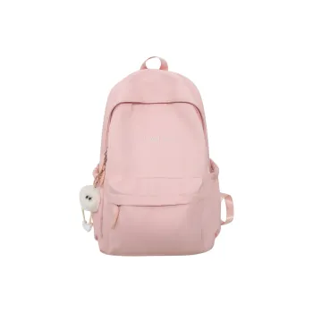 XIANGSU Nylon Backpack Unisex Pink/Purple/White/Brown/Black