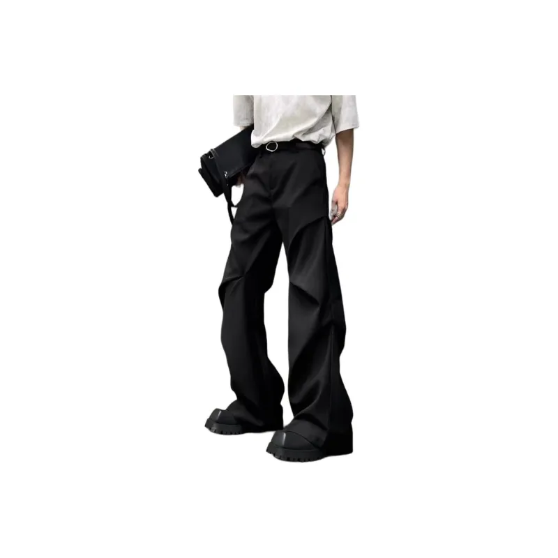 WELTER EXPERIMENT Casual Pants Unisex Classic Black-0