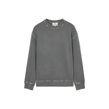 COS Sweatshirts Men Black Gray Color