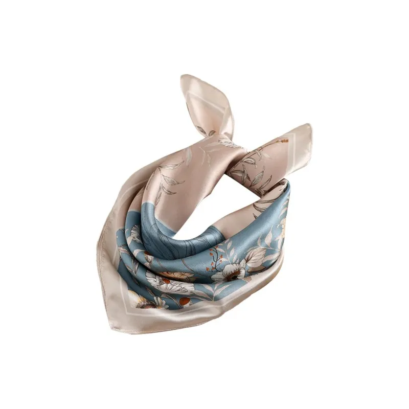 H YXIANG Silk Scarves Women's-18