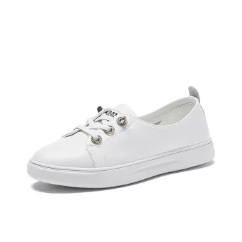 Joshua Figure Breathable Low Top Casual Shoes Women's White