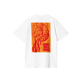 Carhartt WIP FW24 S/S Chrysanthemum T Shirt T Shirt Men's White