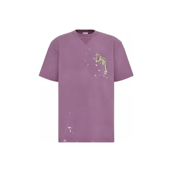 DIOR x Travis Scott Dior X Cactus Jack T Shirt Men's Pink Purple