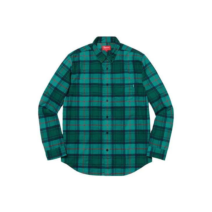 Supreme Tartan L/S Flannel Shirt-0