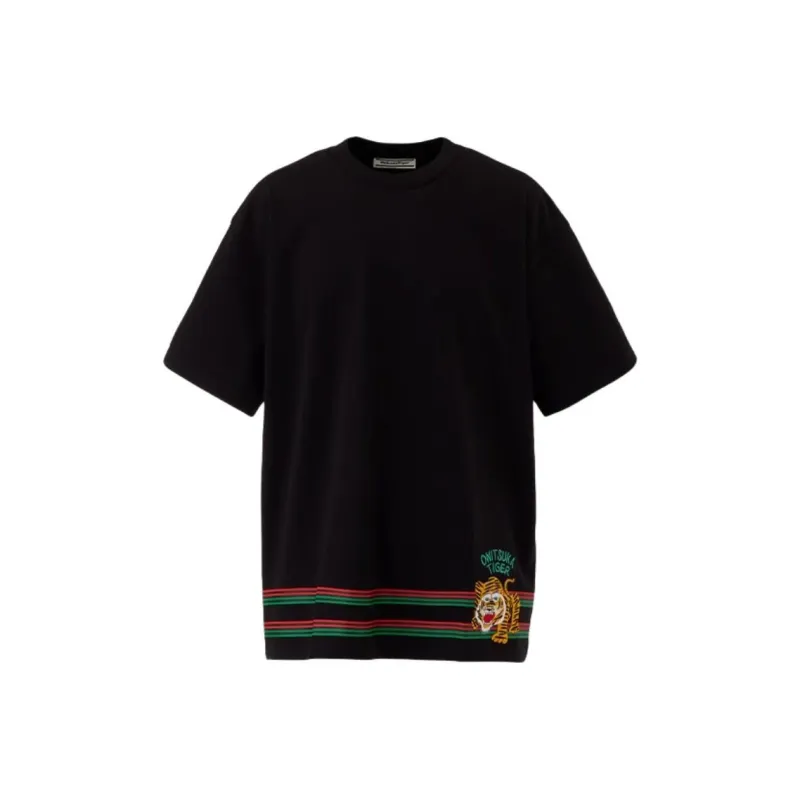 Onitsuka Tiger T Shirt Unisex Black-0