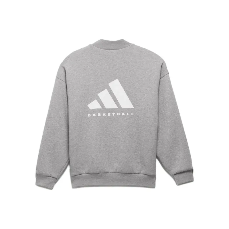 Adidas Originals Adidas Basketball  Chapter 02 Sweatshirts Unisex Dark Oat-0