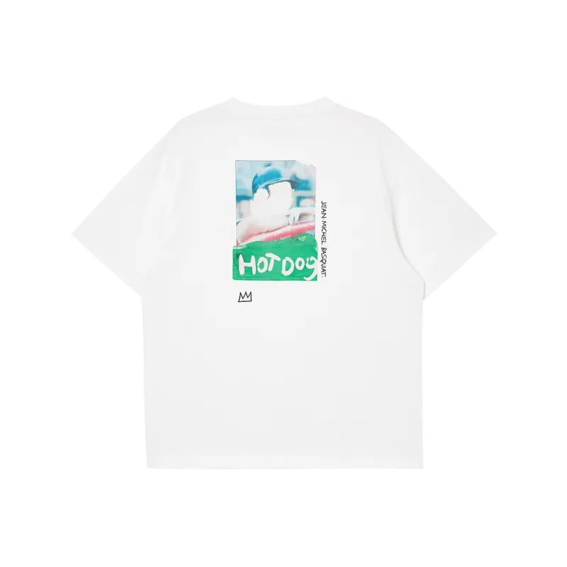 JACK JONES· JACK JONES/Jack Jones X Basquiat T Shirt Men's Snow White-1