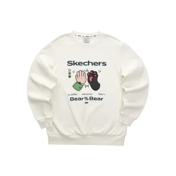 Skechers Sweatshirts Unisex Marshmallow White/0074