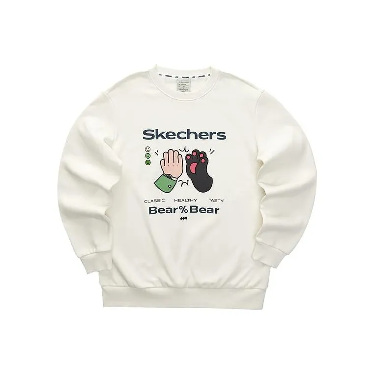 Skechers Sweatshirts Unisex Marshmallow White/0074-0