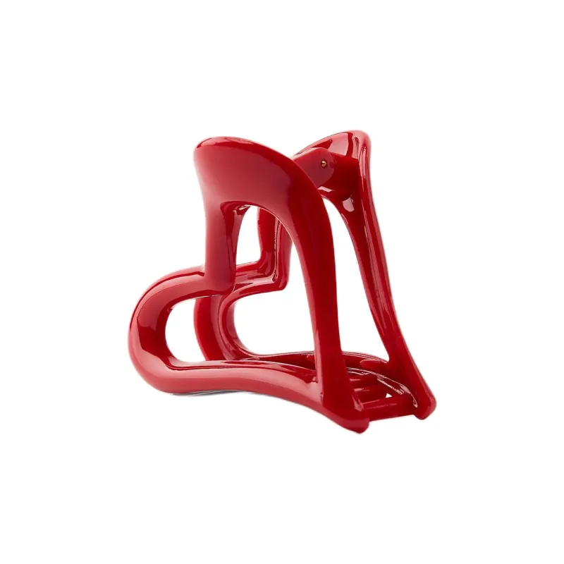 ZARA Acrylic Hair Clips Women's Red-1