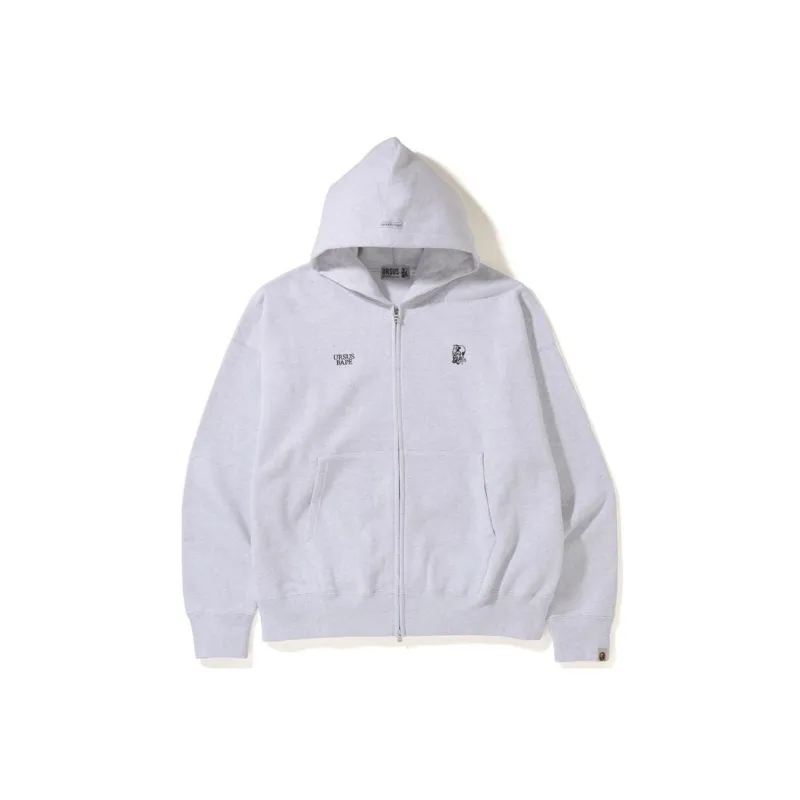 Bape Ursus Loose Fit Zip Up Hoodie-4