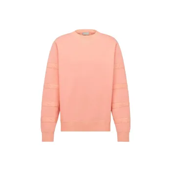 DIOR Sweatshirts Men Peach Pink