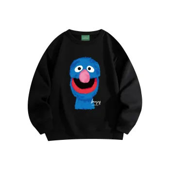 SESAME STREET Sweatshirt Thickened And Fleece Lined Unisex