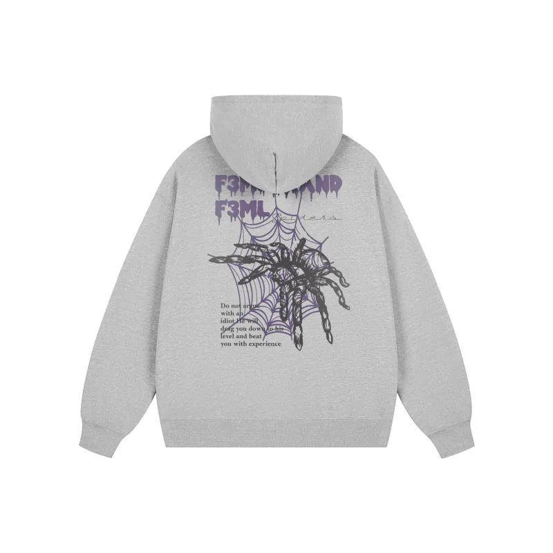 F3ML Spider-print Unisex Sweatshirt-4