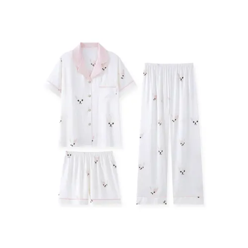 XIAFENYAN Pajama Set Women's Apricot