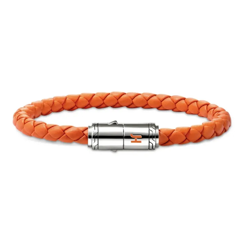 John Hardy Braided Leather Bracelet-0