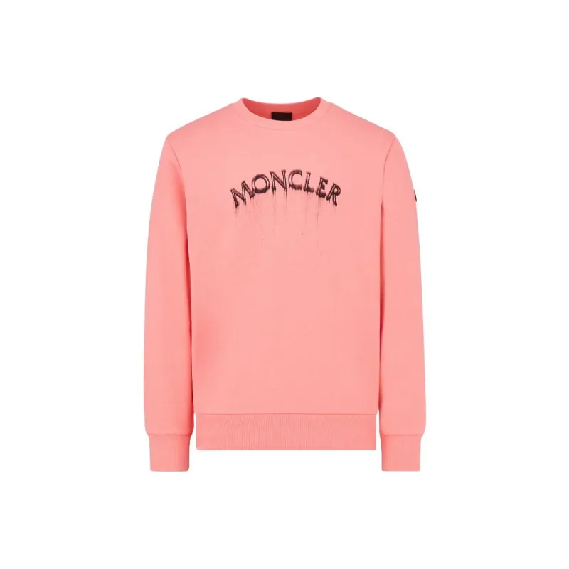 Moncler Logo embroidered Cotton Sweatshirt-0