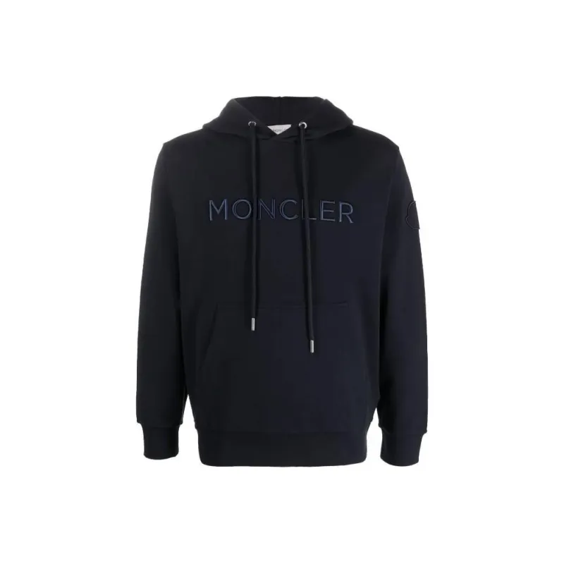 Moncler Sweatshirts Men Marine Blue-0