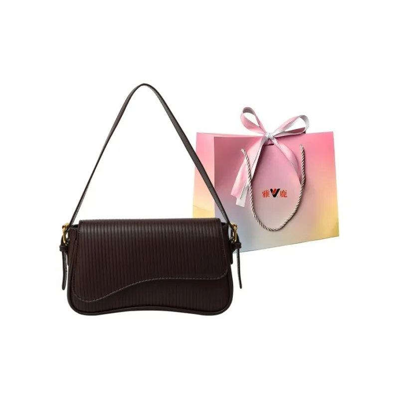 Yalu PU Portable Crossbody Bag, Shoulder Bag Women's White/Black/Coffee/Red-18