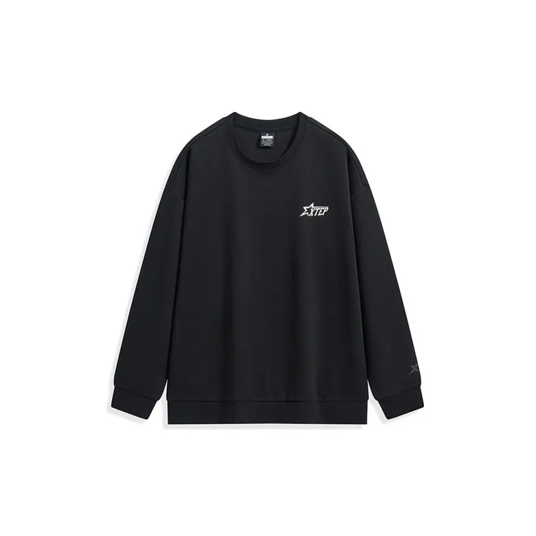 XTEP Vitality Series Sweatshirt Unisex Black-0