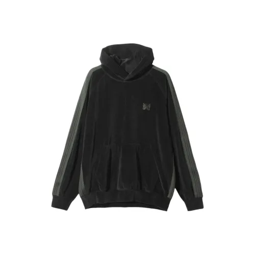 니들스 트랙 후드 C/PE 벨루어 블랙