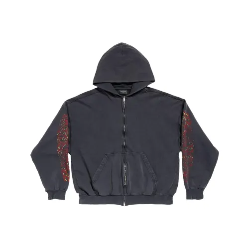 Balenciaga Offshore Zip Up Hoodie Medium Fit