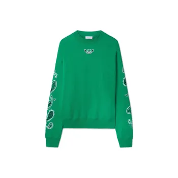 OFF WHITE Bandana Arrow Crewneck Sweatshirt