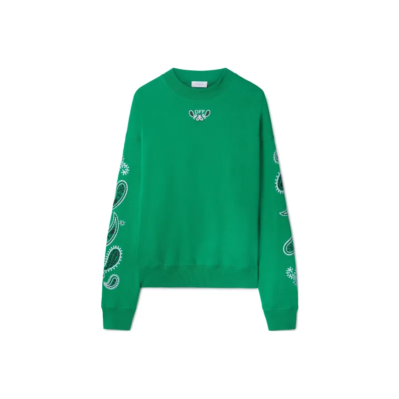 OFF WHITE Bandana Arrow Crewneck Sweatshirt-0