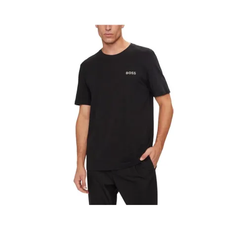 HUGO BOSS 3D Mesh Logo Regular Fit T Shirt