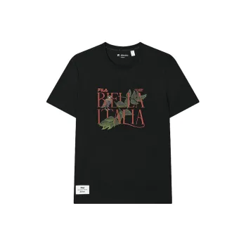 FILA x LUSUO T Shirt Men's Jet Black