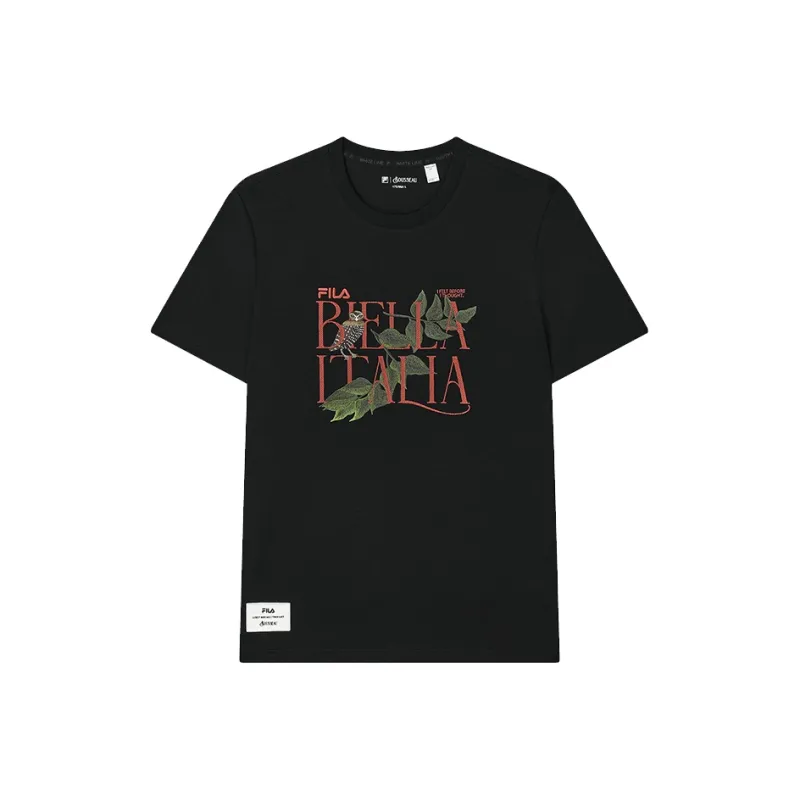 FILA x LUSUO T Shirt Men's Jet Black-0