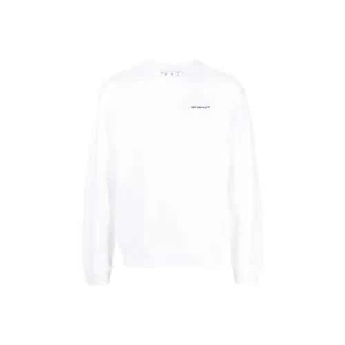OFF-WHITE Sweatshirts Men White