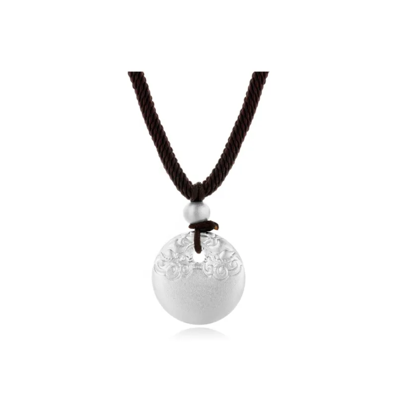 Phoenix Temple Jewelry 999 Fine Silver Sterling Silver Necklaces Women's-0