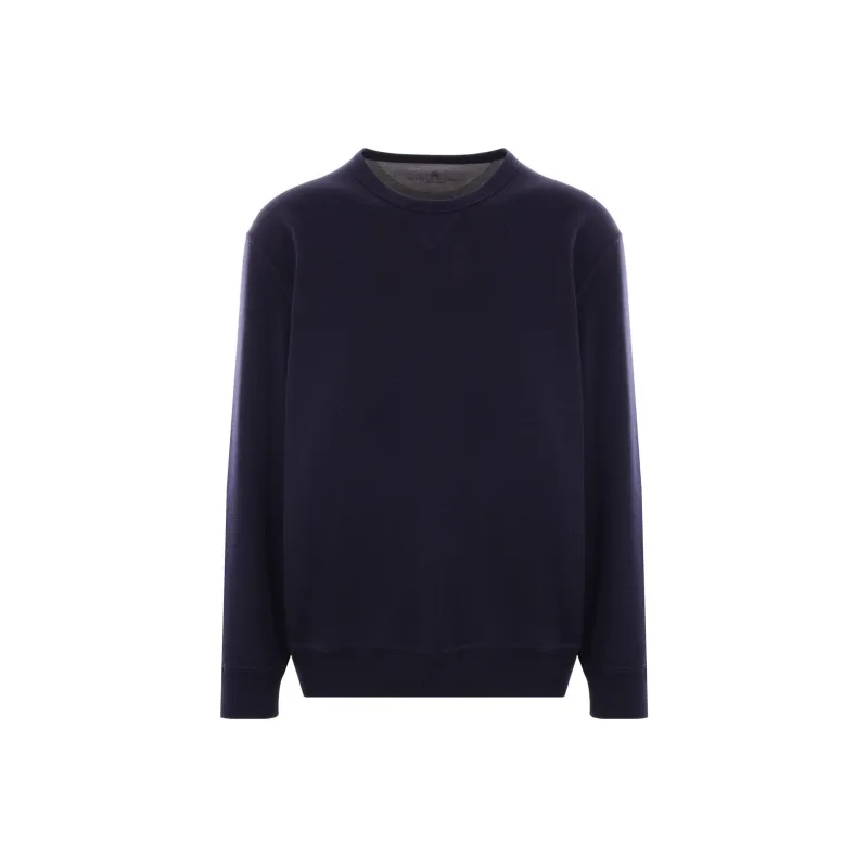 Brunello Cucinelli Crewneck Long Sleeved Sweatshirt-0