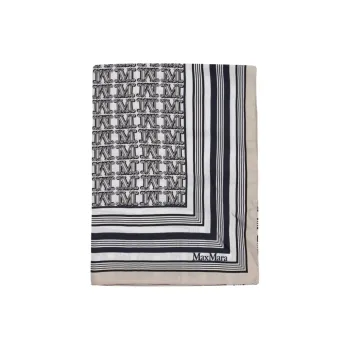 MaxMara Silk Scarves Unisex Beige