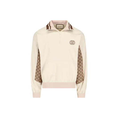GUCCI Technical Jersey Half Zip Jacket